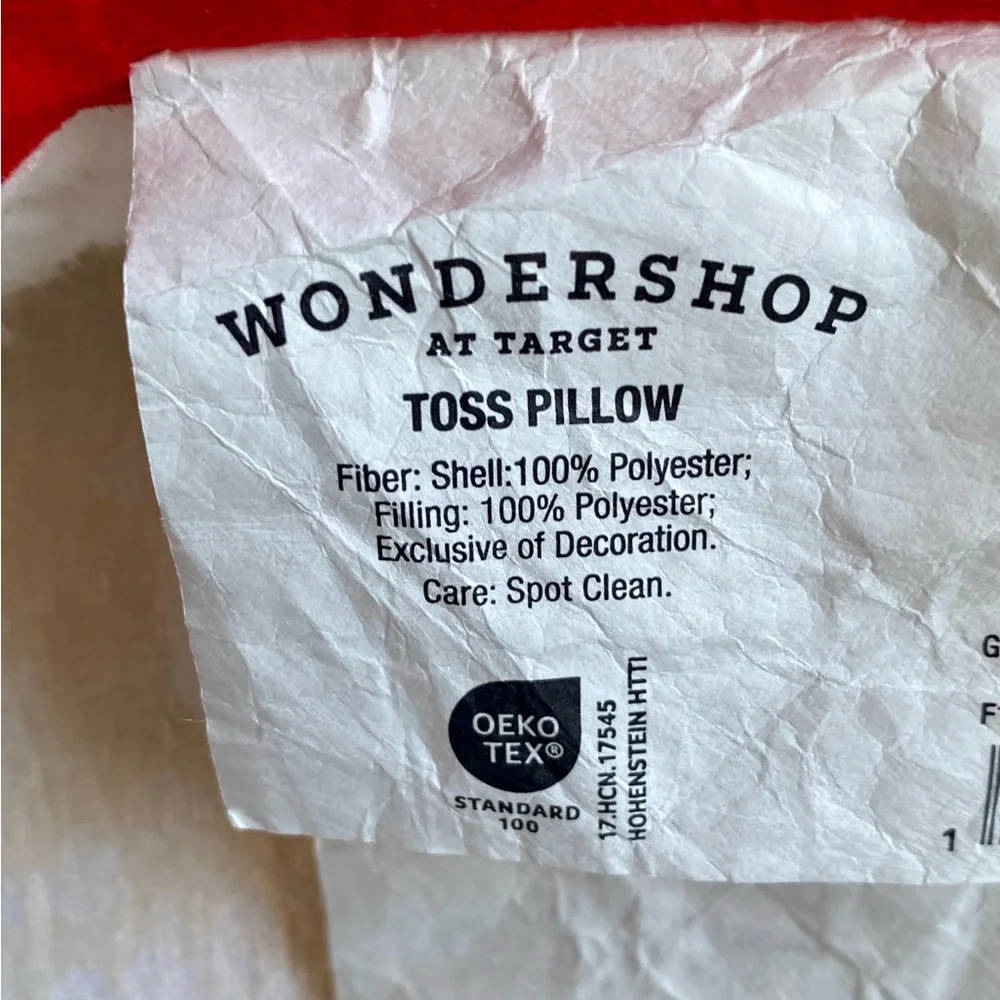 Target Wondershop Santa Pillow NEW